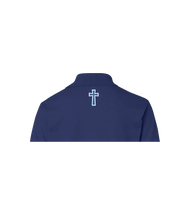 Load image into Gallery viewer, Navy Blue Long Sleeve Uniform Polo Shirt
