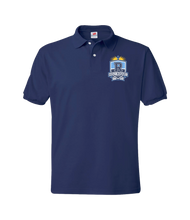 Load image into Gallery viewer, Navy Blue Short Sleeve Uniform Polo Shirt
