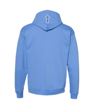 Load image into Gallery viewer, Light Blue Crest Hoodie
