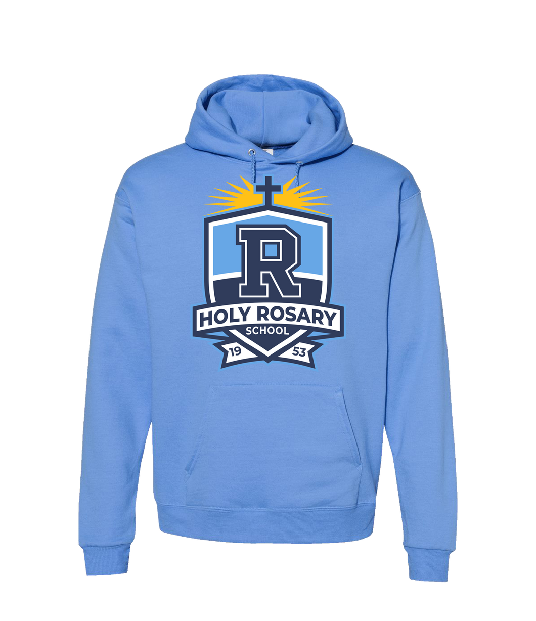 Light Blue Crest Hoodie