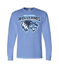 Load image into Gallery viewer, Light Blue Long Sleeve Wolverine T-Shirt
