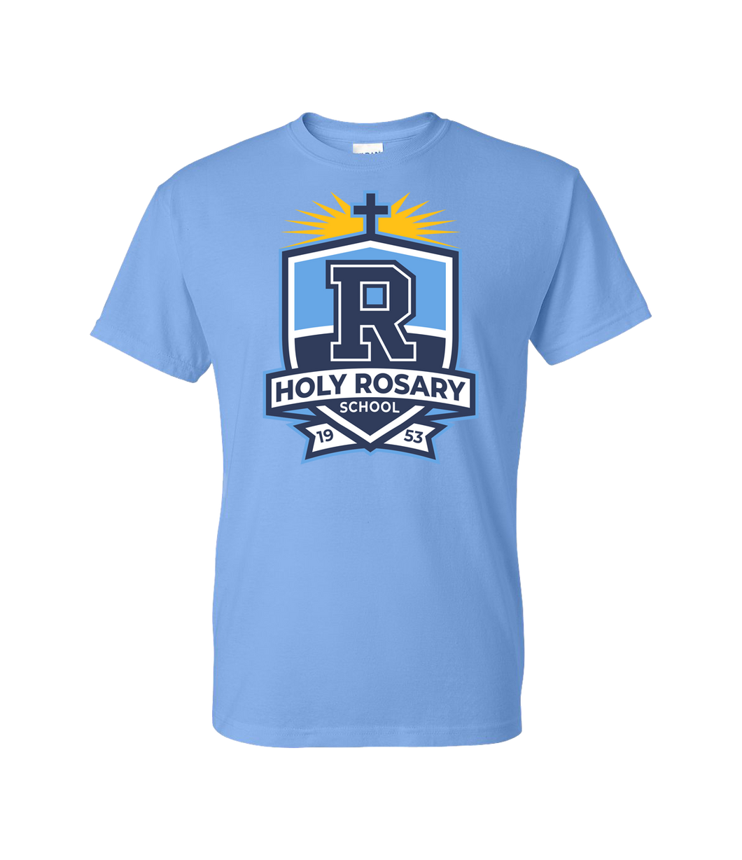 Light Blue Short Sleeve Crest T-Shirt