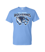 Load image into Gallery viewer, Light Blue Short Sleeve Wolverine T-Shirt
