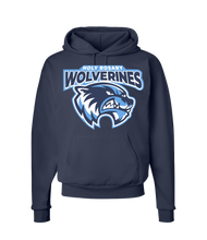 Load image into Gallery viewer, Navy Blue Wolverine Hoodie
