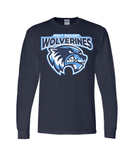 Load image into Gallery viewer, Navy Blue Long Sleeve Wolverine T-Shirt
